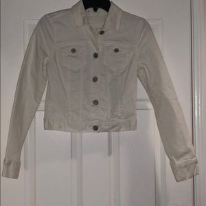 Aeropostale White Jean jacket size small
